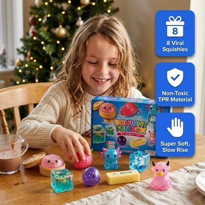 The Squishly™ Box - 8 Viral Squishies
